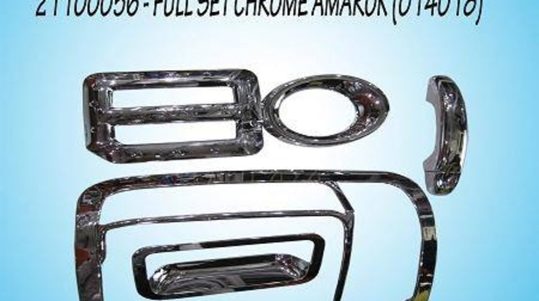 ORNAMENT SET CROMATE VW AMAROK 2010-2015 [14-Buc]