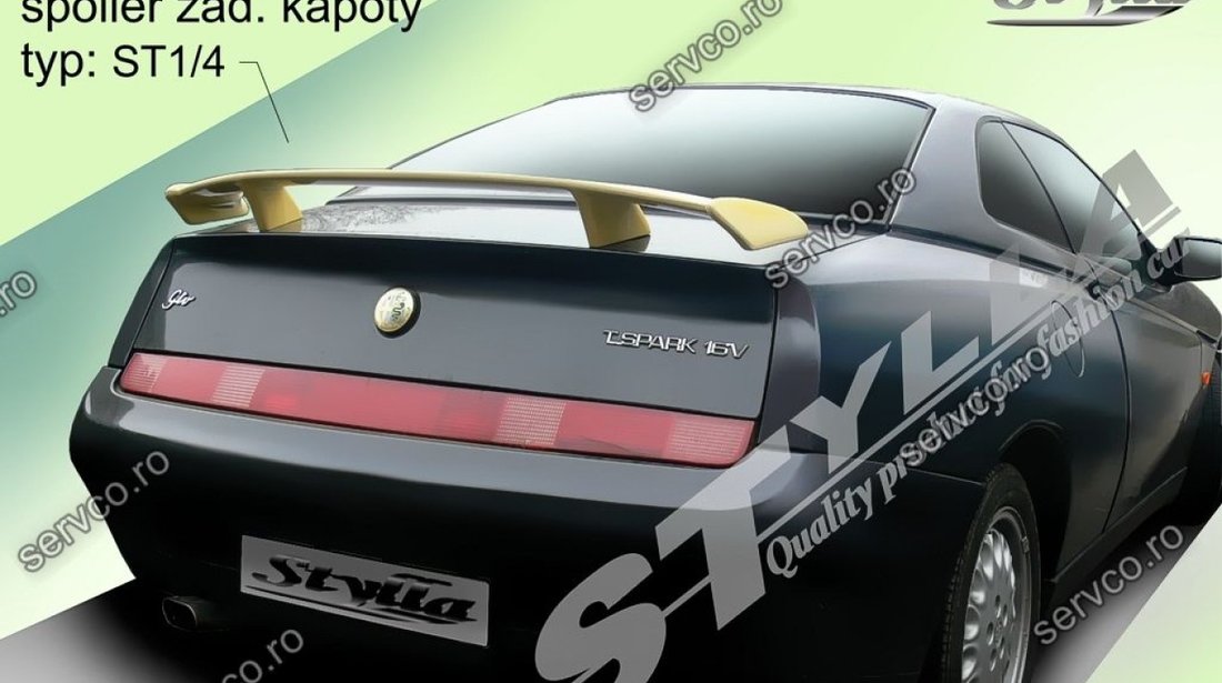 Ornament spoiler tuning sport Eleron portbagaj Alfa Romeo GTV 1994-2005 v2
