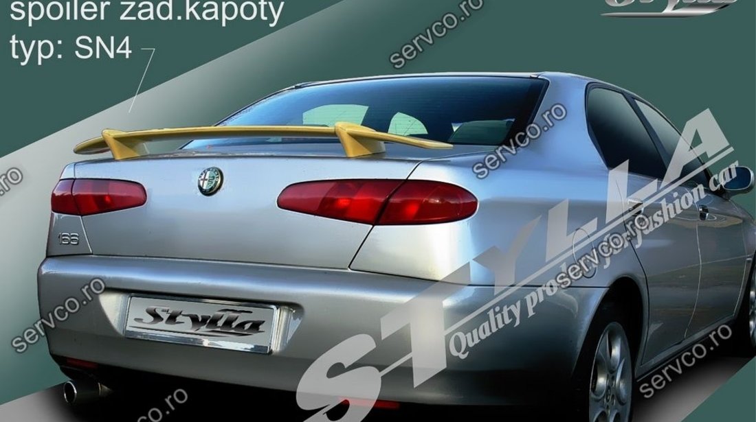 Ornament spoiler tuning sport Eleron portbagaj Alfa Romeo 166 1996 – 2007 v1