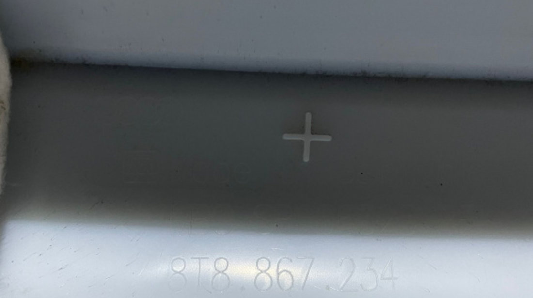 Ornament Stalp Plastic Negru S Line Dreapta Fata Parbriz Audi A5 2008 - 2016 Cod 8T8867234 [1645]