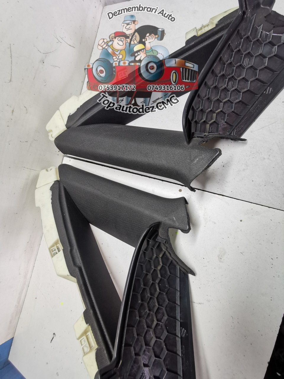 Ornament stalp Spate Audi A4 B8 Negru S line plastic geam mic 8K5867287 8K5867288 stânga dreapta