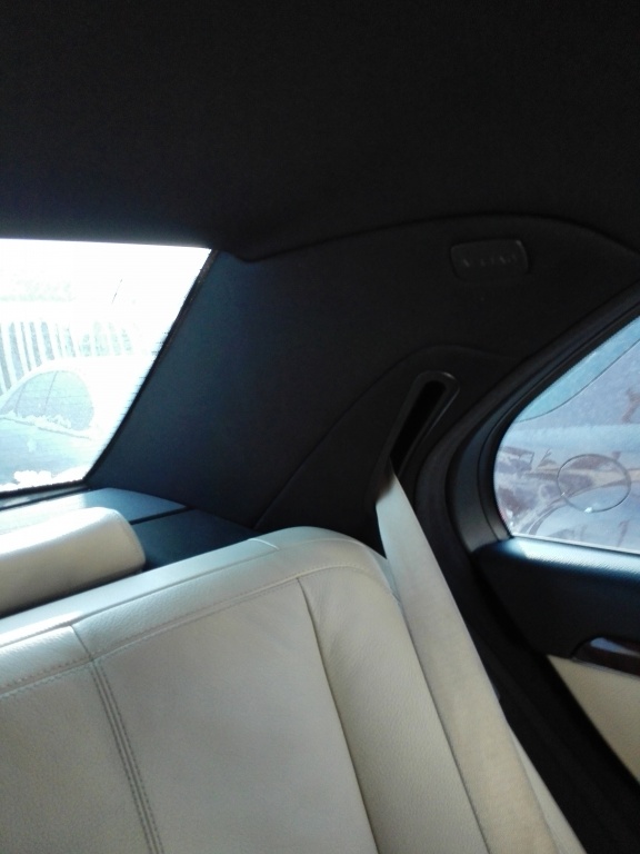 Ornament stalp stanga spate Mercedes S-class w221 NEGRU