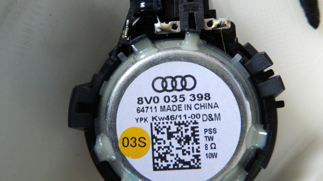 Ornament stalpi interior stanga - dreapta fata Audi A3 8V cod: 8V0035398 model 2014