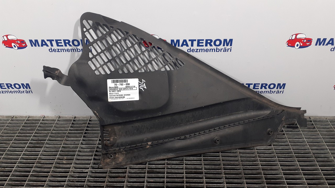 ORNAMENT SUB CAPOTA FATA BMW SERIA 3 F 34 GT 2.0 D - (2012 2016)
