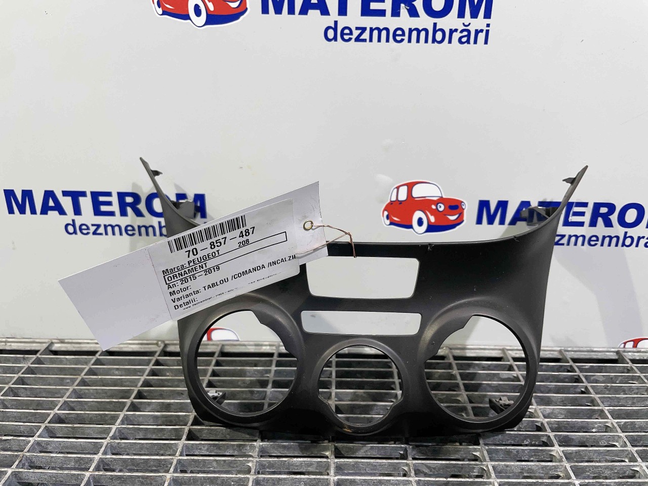 ORNAMENT TABLOU INCALZIRE PEUGEOT 208 - - (2015 2019)