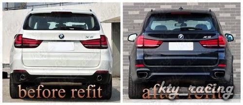 ORNAMENT TOBA BMW X5 F15 2014+ TIPS ESAPAMENT CHROM SILVER