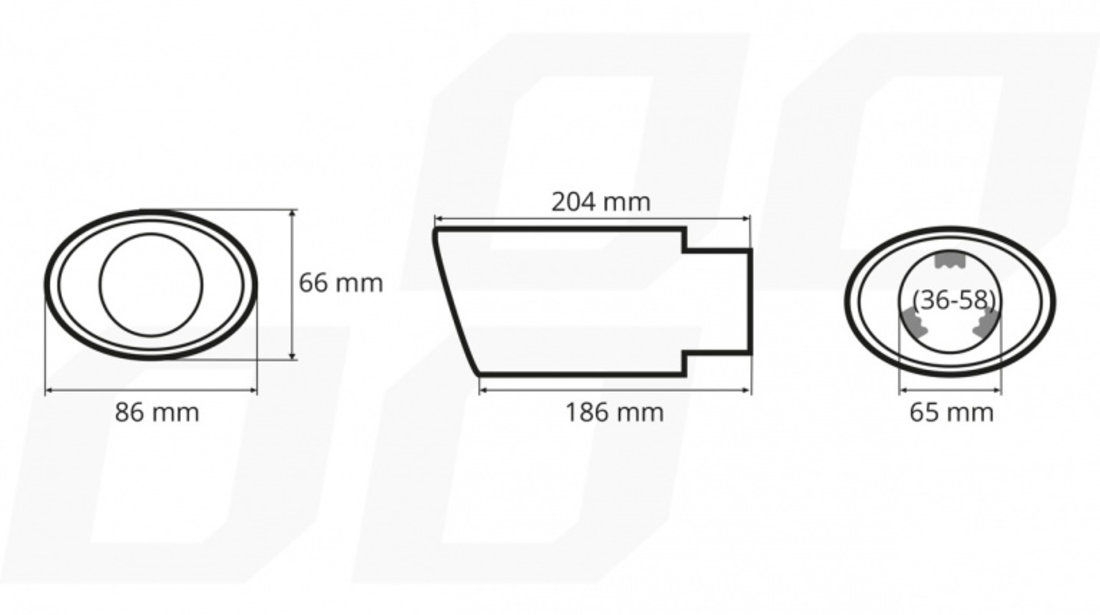 Ornament Toba Esapament Amio MT 021BLC 02353