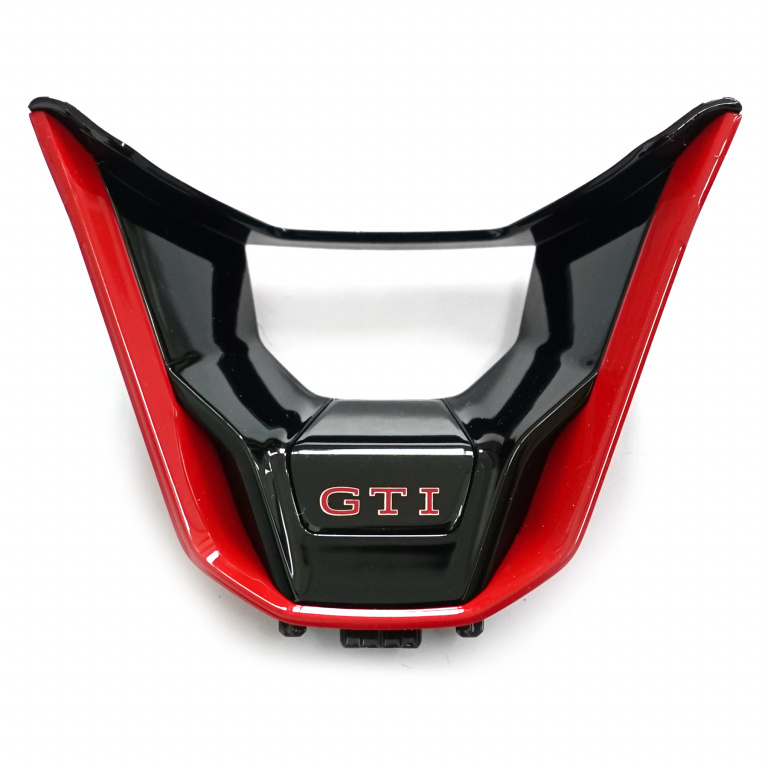 Ornament Volan Oe Volkswagen Polo 6 2017→ GTI Negru/Rosu 5H0419659FWUZ