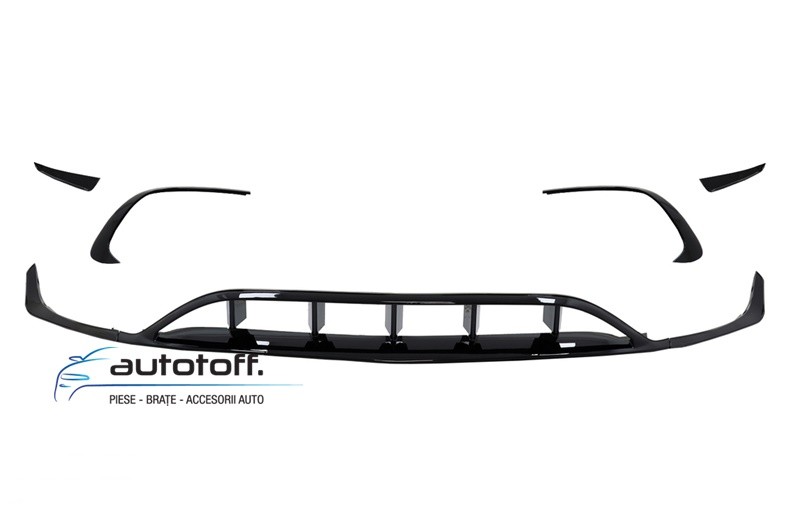 Ornamente bara fata A45 Mercedes W176 Facelift (15-18) A45 Black LOOK