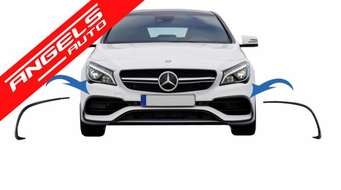 Ornamente bara fata Mercedes CLA W117 C117 CLA45 Design Black Shine