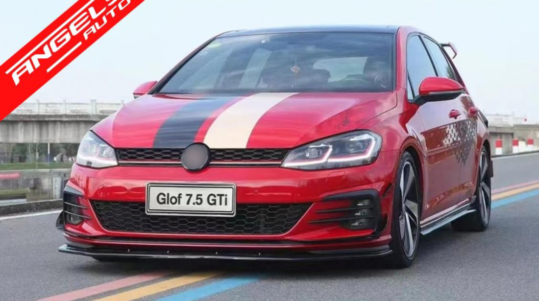 Ornamente bara fata VW Golf 7.5 GTI (2017-2020) Negru Lucios