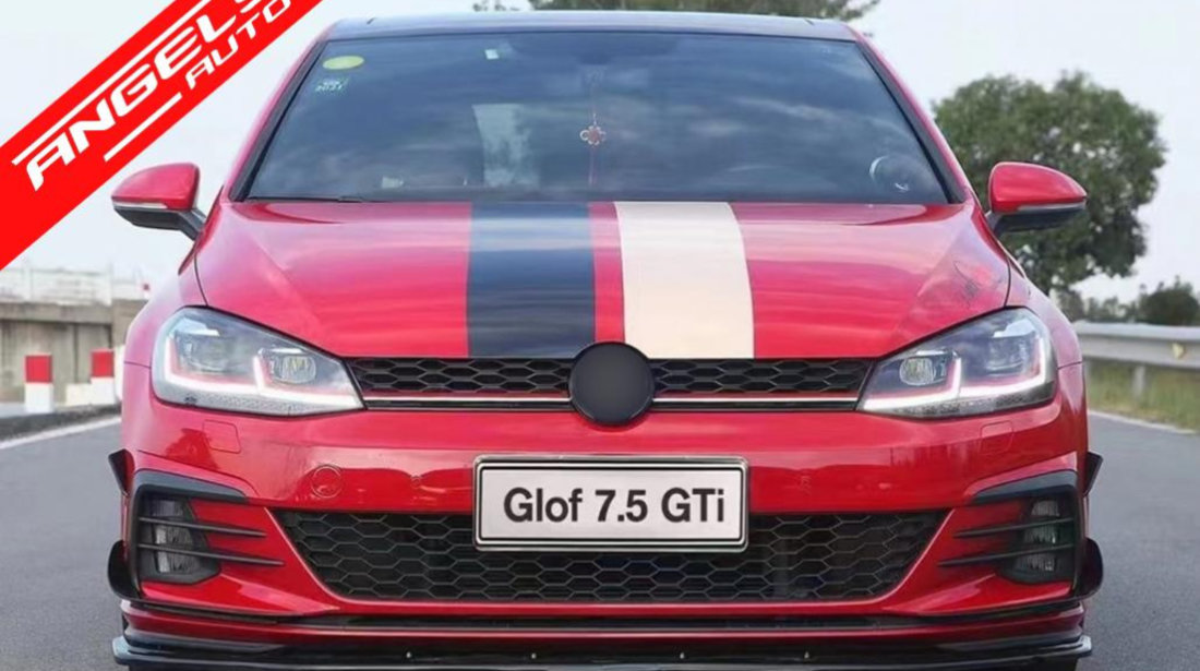 Ornamente bara fata VW Golf 7.5 GTI (2017-2020) Negru Lucios