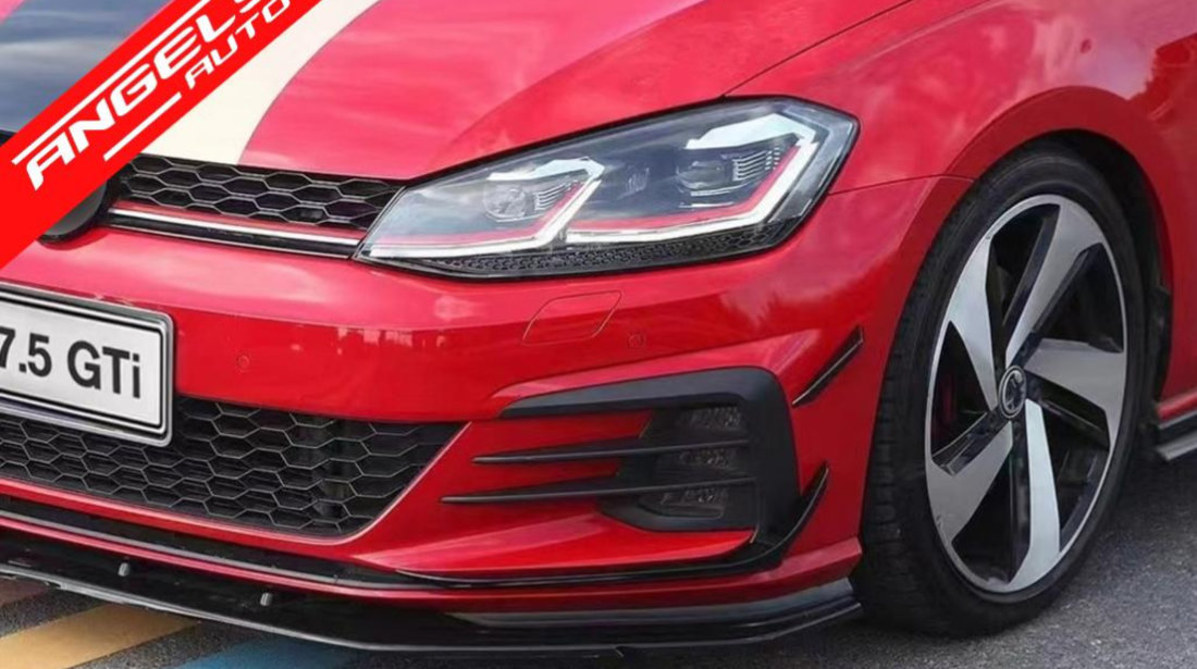 Ornamente bara fata VW Golf 7.5 GTI (2017-2020) Negru Lucios