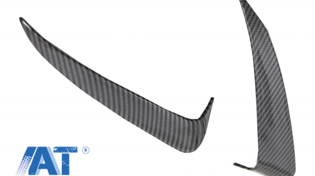 Ornamente Bara Spate Flapsuri compatibil cu Mercedes C Class W205 (2014-2020) Carbon Film