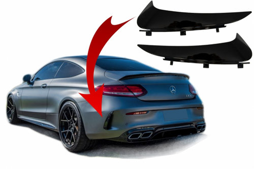 Ornamente bara Spate flapsuri compatibil cu Mercedes C Class C205 A205 (2014-2018) Coupe Cabriolet N...