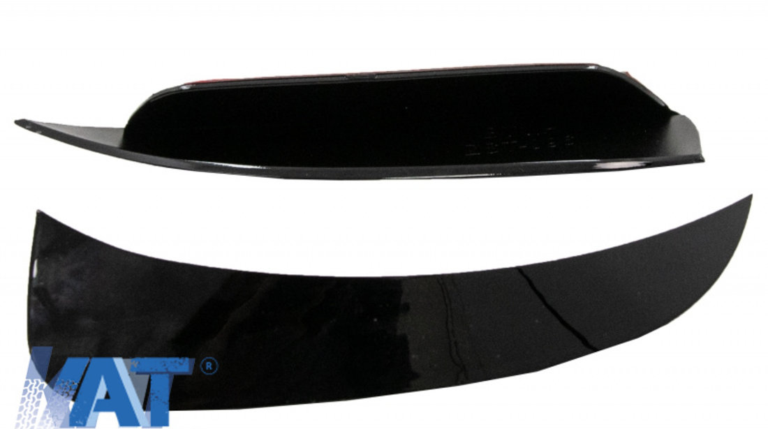 Ornamente bara spate flapsuri compatibil cu MERCEDES GLA X156 GLA250 GLA45 (2014-up) Negre