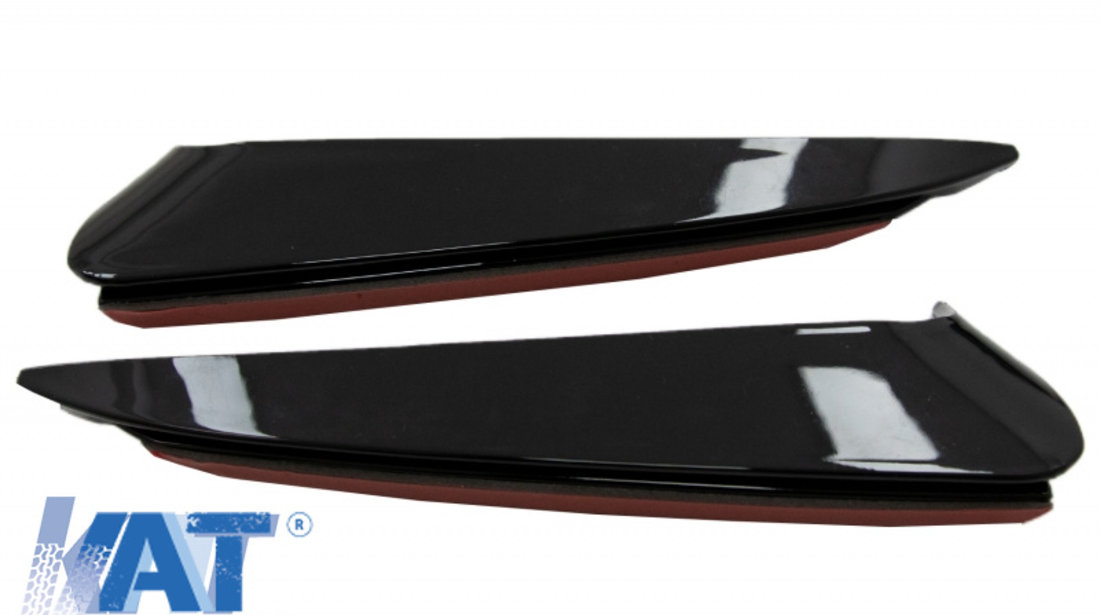 Ornamente bara Spate flapsuri compatibil cu Mercedes C Class W205 (2014-2020) Negru Lucios