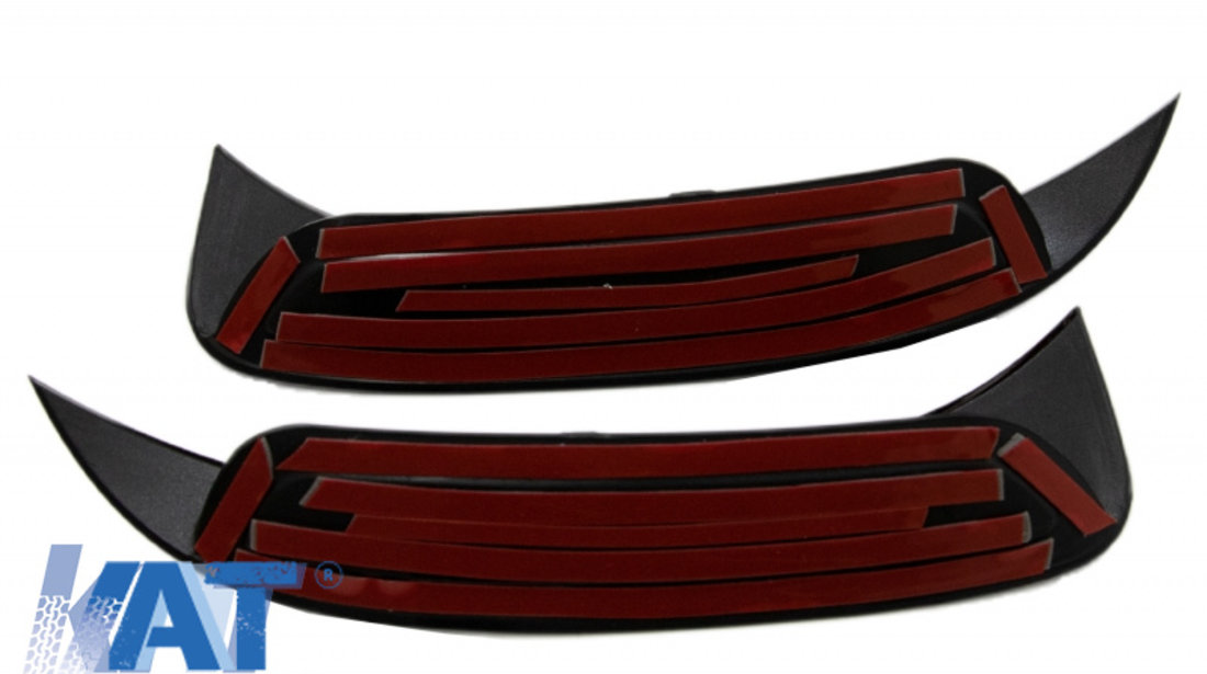 Ornamente bara spate flapsuri compatibil cu MERCEDES GLA X156 GLA250 GLA45 (2014-up) Negre