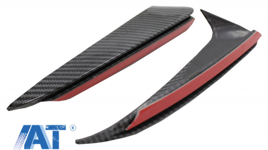 Ornamente Bara Spate Flapsuri compatibil cu Mercedes C Class W205 (2014-2020) Carbon Film