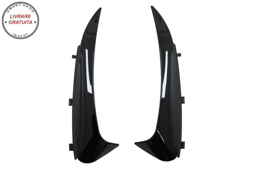 Ornamente Bara Spate Flapsuri Mercedes C Class C205 A205 (2015-2019) Negru Lucios- livrare gratuita