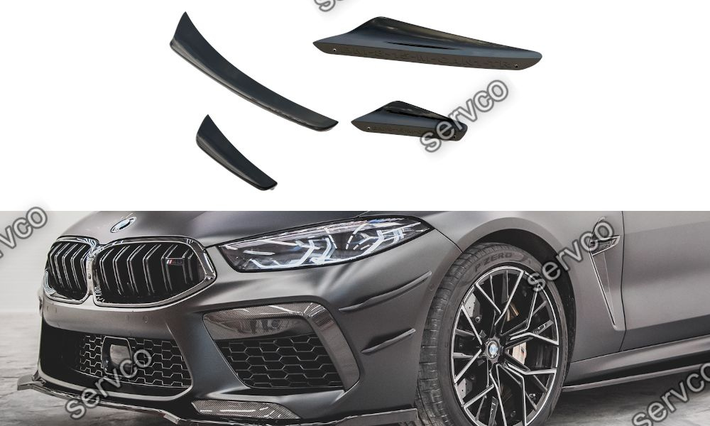Ornamente canards bara fata Bmw M8 Gran Coupe F93 2019- v4 - Maxton Design