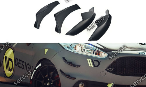 Ornamente canards bara fata Ford Fiesta Mk7 ST Facelift 2013-2016 v19 - Maxton Design