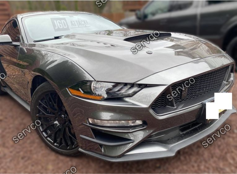 Ornamente canards bara fata Ford Mustang GT, EcoBoost 2018-2021 v1