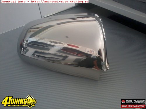ORNAMENTE/CAPACE CROMATE PENTRU OGLINDA AUDI A4 8E