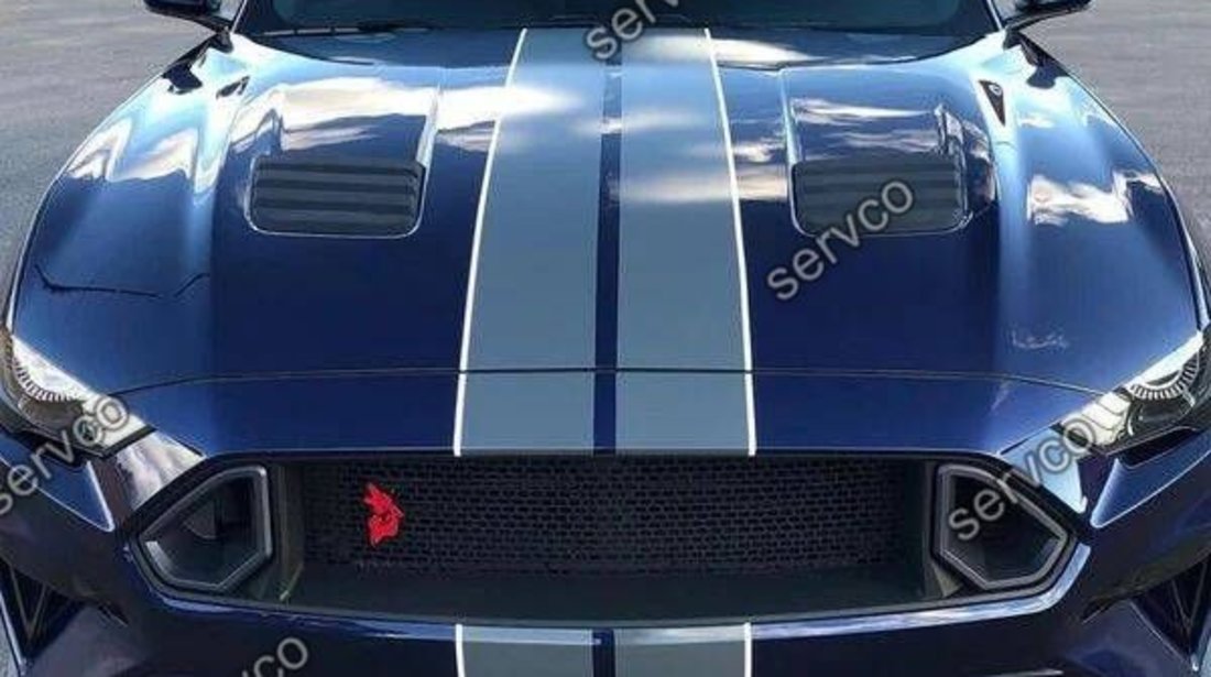 Ornamente capota Ford Mustang GT, EcoBoost Roush Style 2018-2021 v4