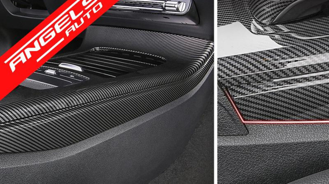 Ornamente Consola Mercedes A-Class W177 V177 (2018-Up) Carbon