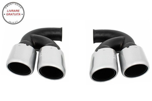 Ornamente Evacuare Porsche Cayenne 92A V6 V8 Petrol (05.2010-09.2014) GTS Design S