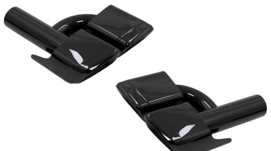 Ornamente Evacuare Toba Negre compatibil cu Mercedes S-class E-class W221 W212 E63 S63 Design TY-E63NB