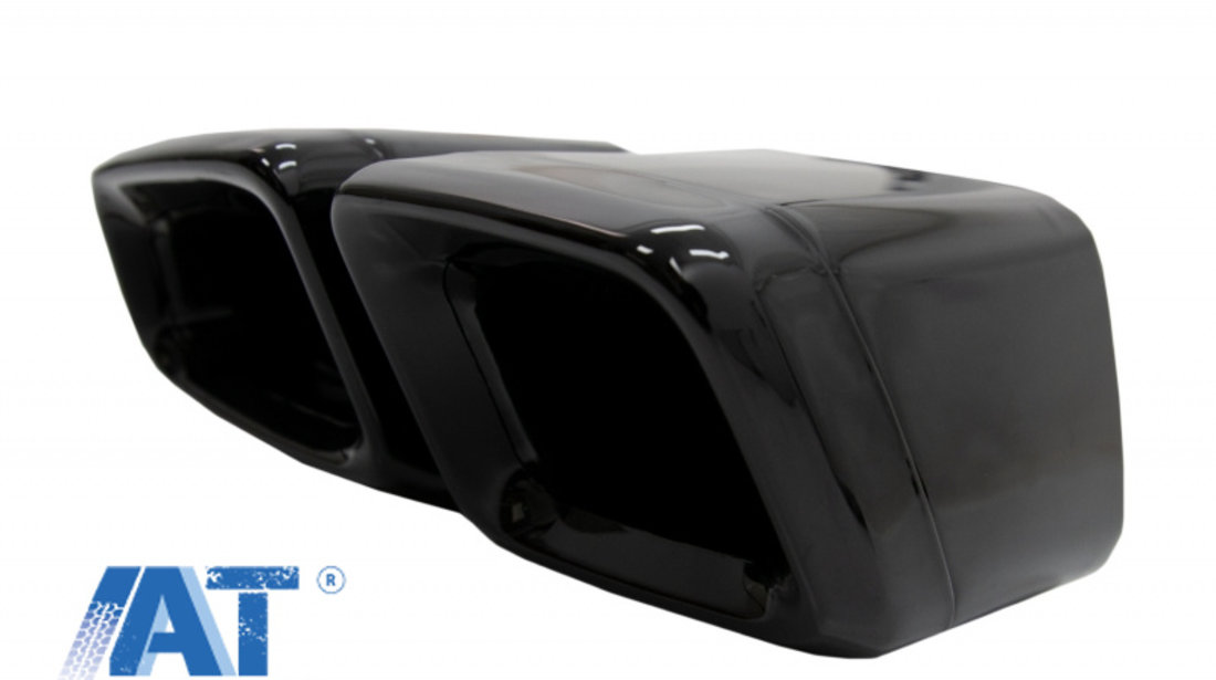 Ornamente Evacuare Toba Negre compatibil cu Mercedes S-class E-class W221 W212 E63 S63 Design