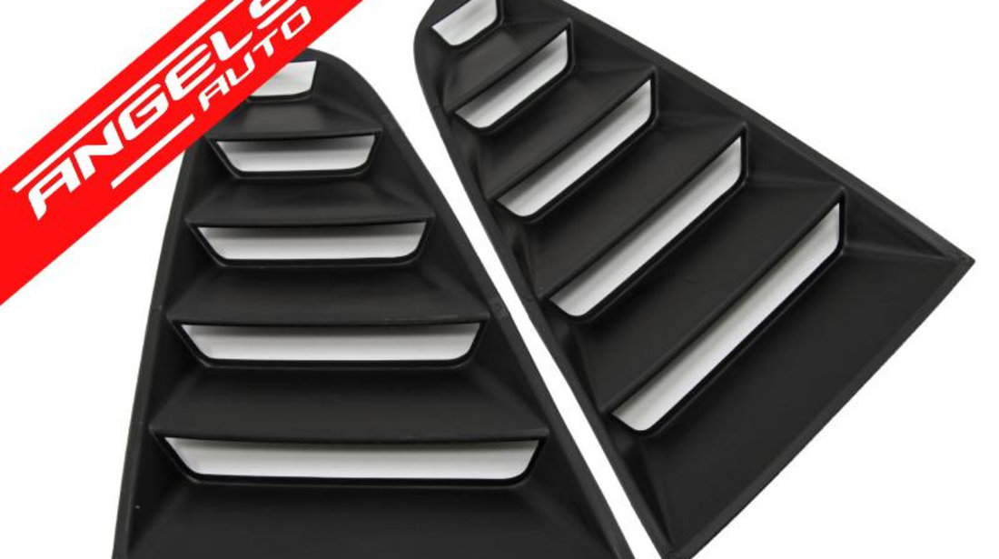 Ornamente Geamuri Spate Laterale FORD Mustang (2015-2019) Negru Mat