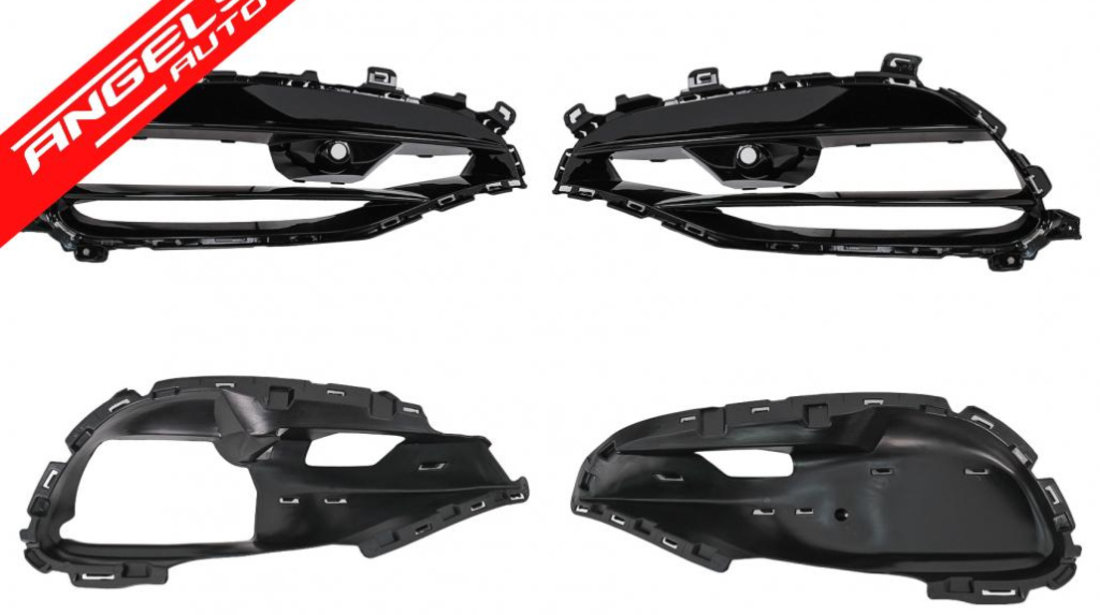 Ornamente Grile Laterale Mercedes A W176 (2012-2018)Facelift A45 Negru