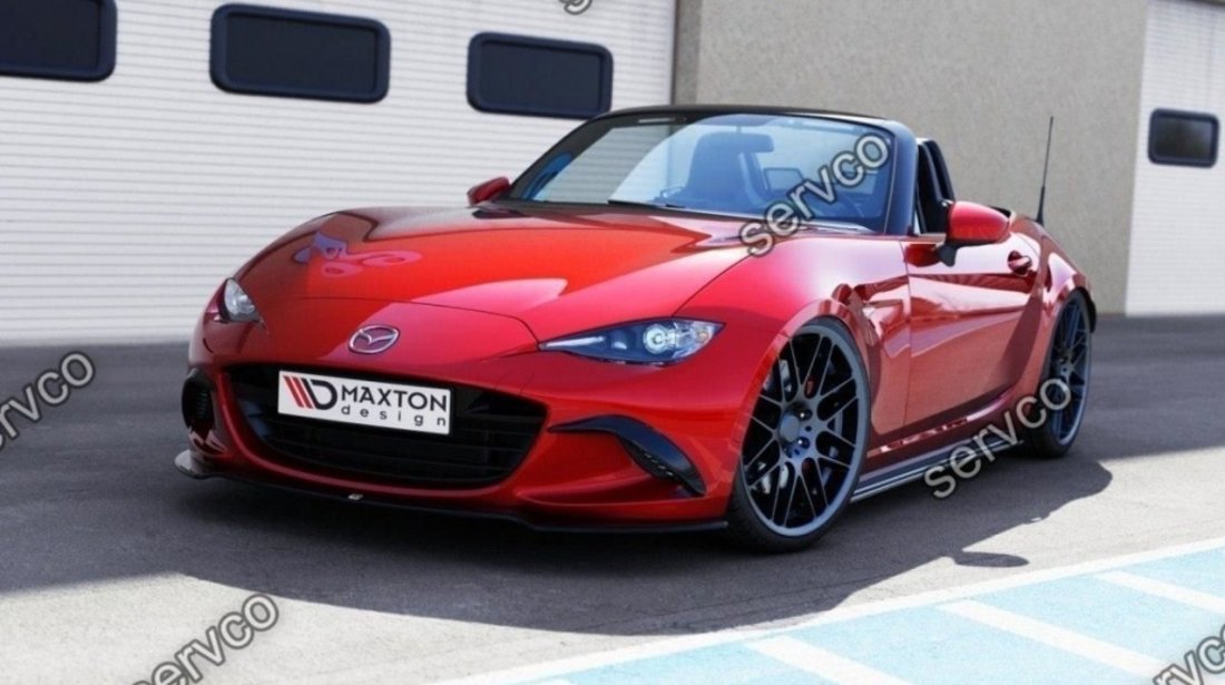 Ornamente grile proiectoare bara fata Mazda MX-5 Mk4 ND 2015-2018 v5 - Maxton Design