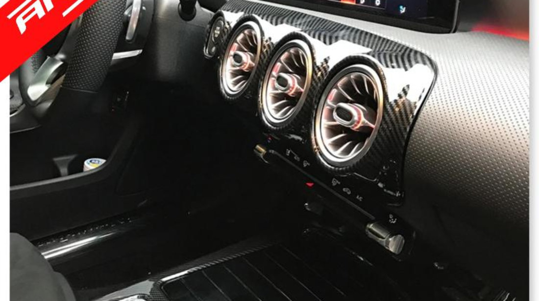 Ornamente interior Mercedes A-Class W177 V177 2018-Up Carbon LHD FILM