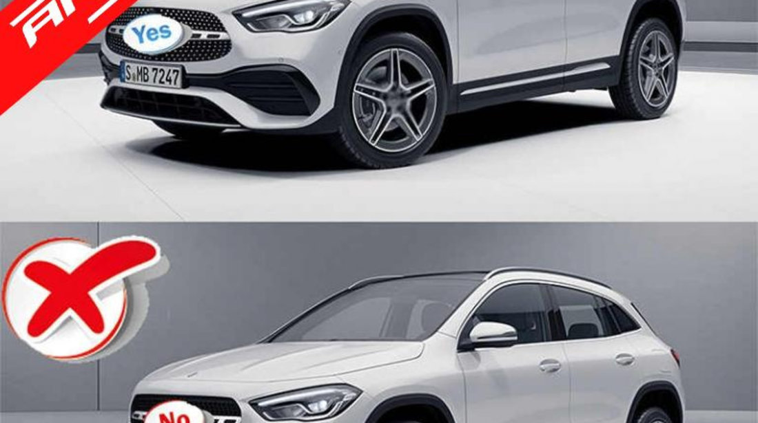 Ornamente Negre Bara Spate Mercedes GLA H247 (2020+) Sport Line