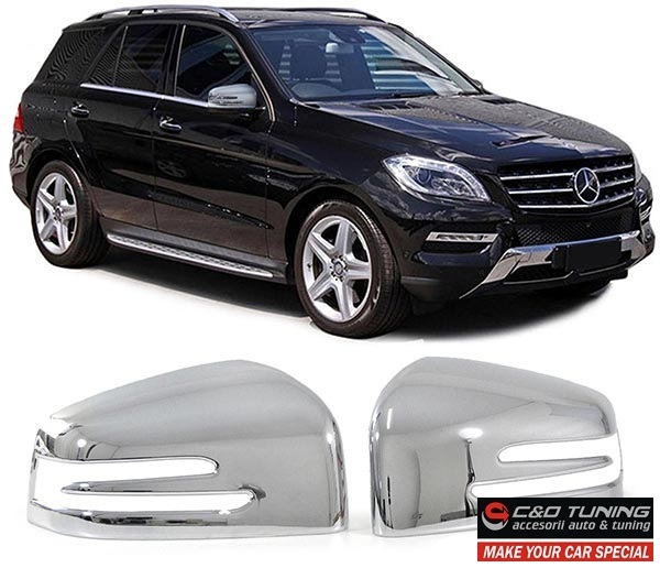 ORNAMENTE OGLINZI CROMATE MERCEDES ML W166