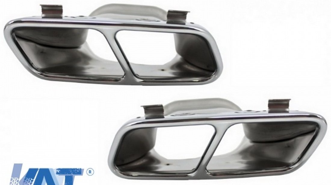 Ornamente pentru sistemul de evacuare compatibil cu Mercedes A-Class W176 (2012-2018) CLA W117 C117 (2012-2018) A45 CLA45 Design