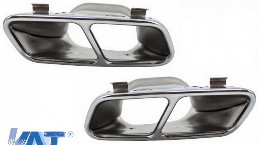 Ornamente pentru sistemul de evacuare compatibil cu Mercedes A-Class W176 (2012-2018) CLA W117 C117 (2012-2018) A45 CLA45 Design