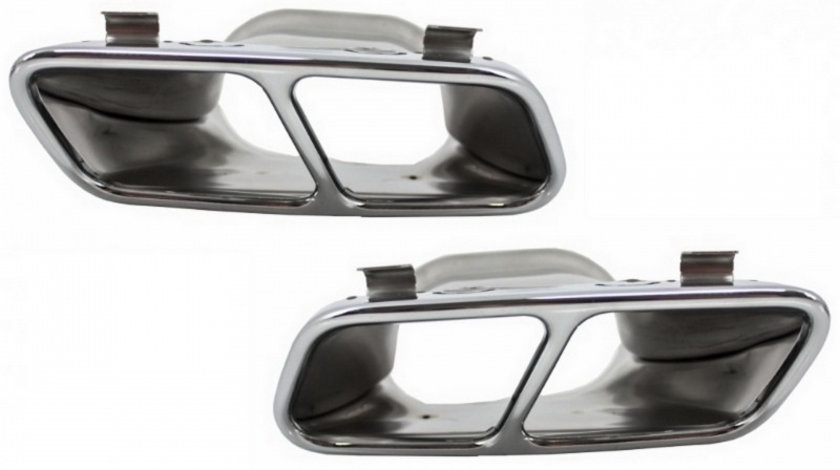 Ornamente pentru sistemul de evacuare compatibil cu Mercedes A-Class W176 (2012-2018) CLA W117 C117 (2012-2018) A45 CLA45 Design TY-W176-A45