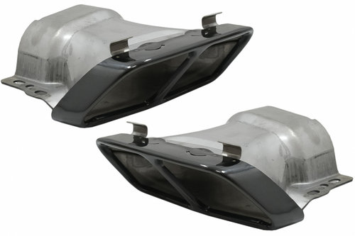 Ornamente pentru sistemul de evacuare compatibil cu Mercedes A-Class W176 (2012-2018) CLA W117 C117 ...