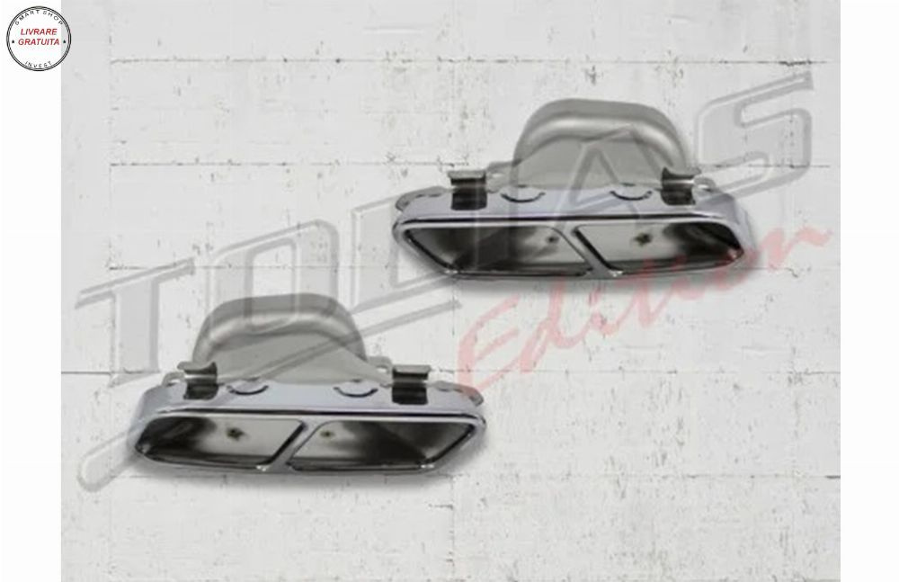 Ornamente pentru sistemul de evacuare Mercedes A-Class W176 (2012-2018) CLA W117 C- livrare gratuita