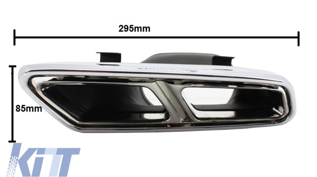 Ornamente pentru sistemul de evacuare Mercedes Benz S-Class W222 E-Class W212 Facelift W205 C-Class