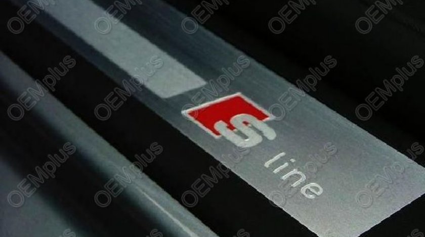 Ornamente praguri interioare S-line din aluminiu pentru AUDI