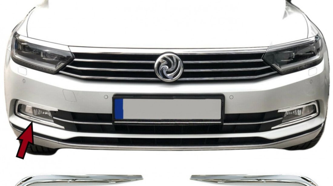 Ornamente Proiectoare Crom Metal Volkswagen Passat B8 2014→ 020519-7