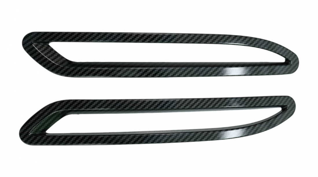Ornamente Rama Reflectorizanti Bara Spate compatibil cu Mercedes A-Class W177 V177 AMG Line (2018-Up) Carbon RFCVMBW177