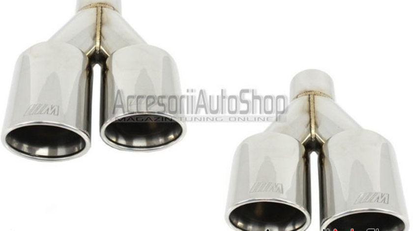 Ornamente toba Quad BMW M - Finisaj CROM