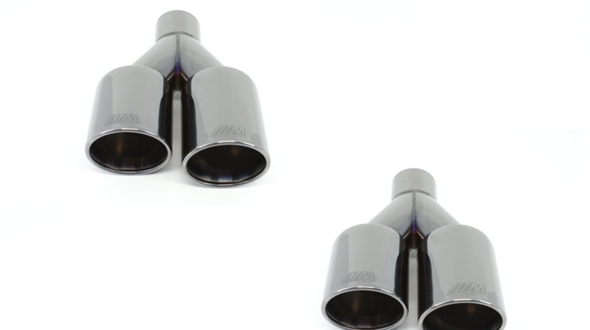 Ornamente tobe Tips evacuare M3 BLACK Chrome BMW E46 E90 E91 F30 F31 F32 F20